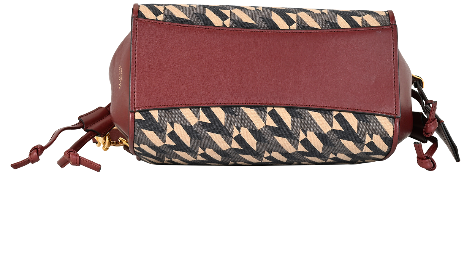 Monogram Small Iris, &pound;395, Handbags, Beige/Burgundy, Canvas, Top view